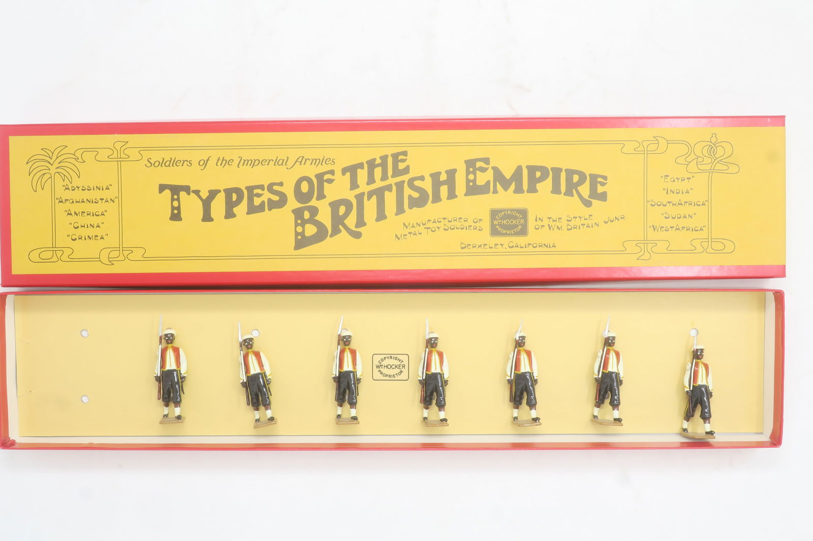 Hocker set #222 West Indian Regiment (1 of 1)