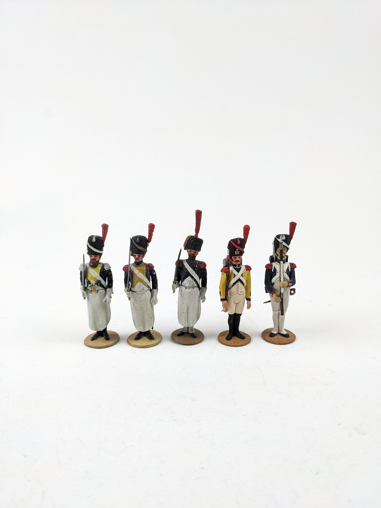 Metayer Napoleonic Officers: Napoleonic. 5 Pieces Condition Good-Very Good ( 1 Broken Gun Tip) Unboxed