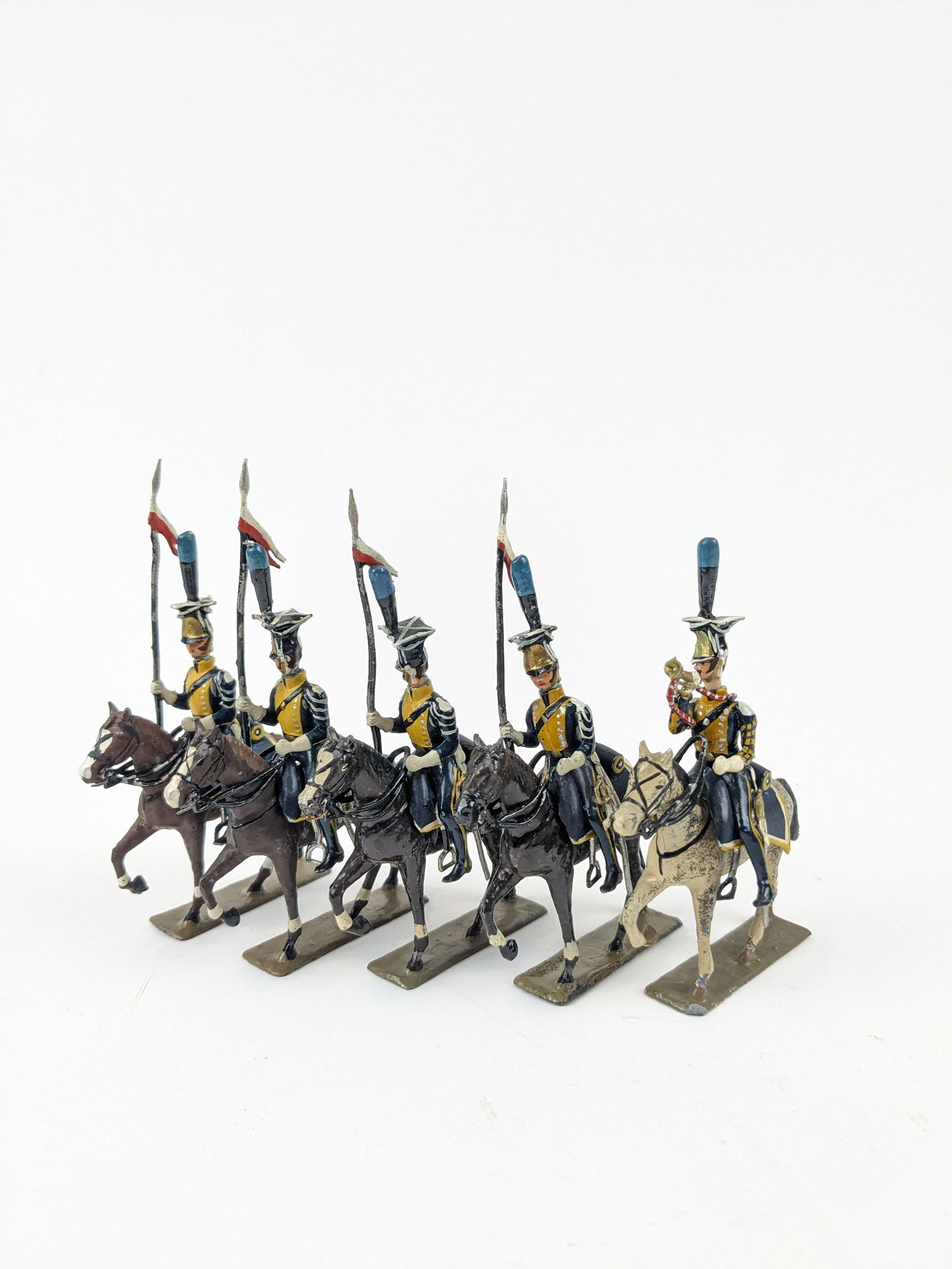 Lucotte Lancers Of Vistula: Napoleonic. 5 Pieces Condition Very Good Unboxed