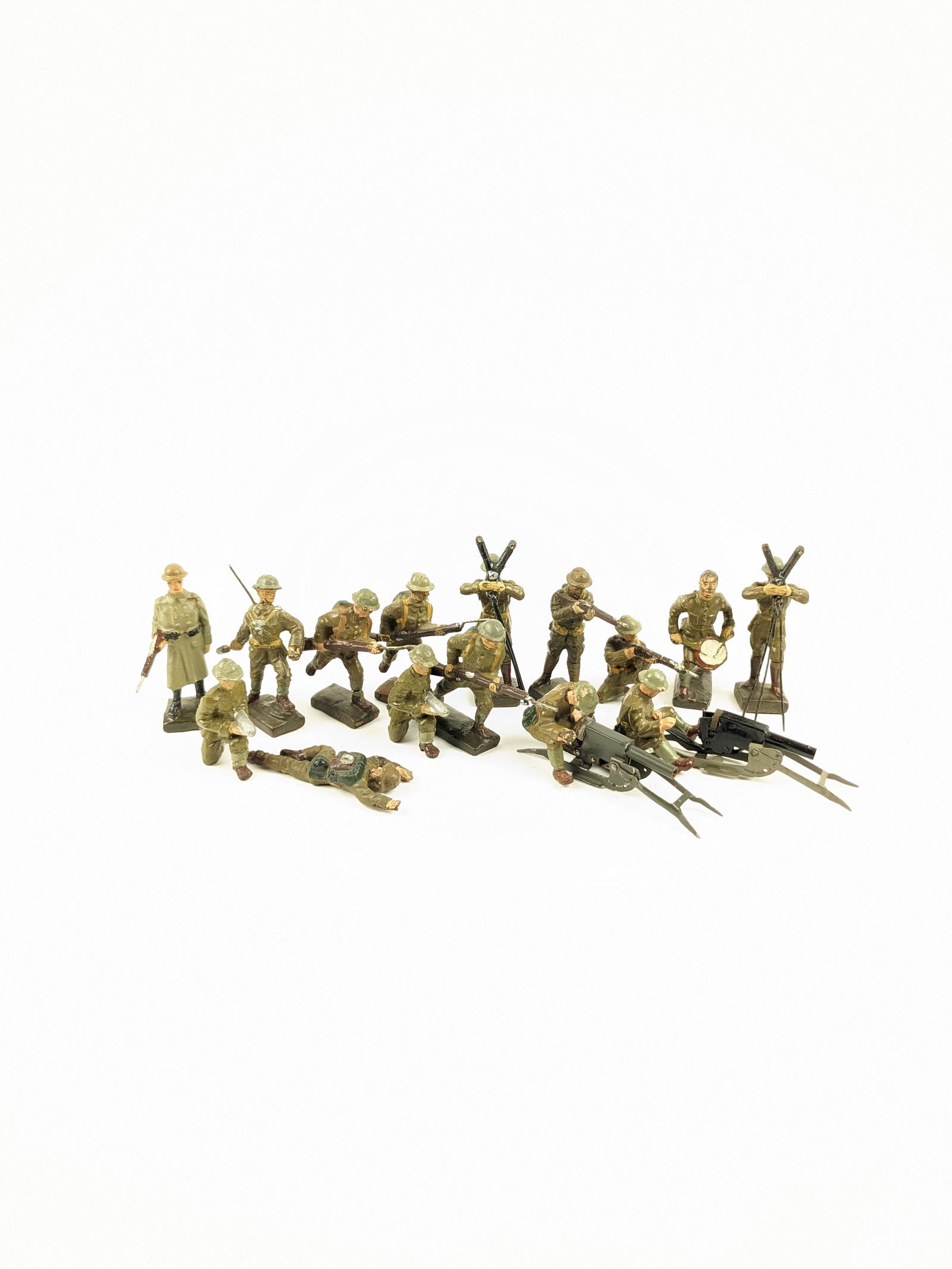 Lineol British And American Soldiers Various Poses (1 of 1)