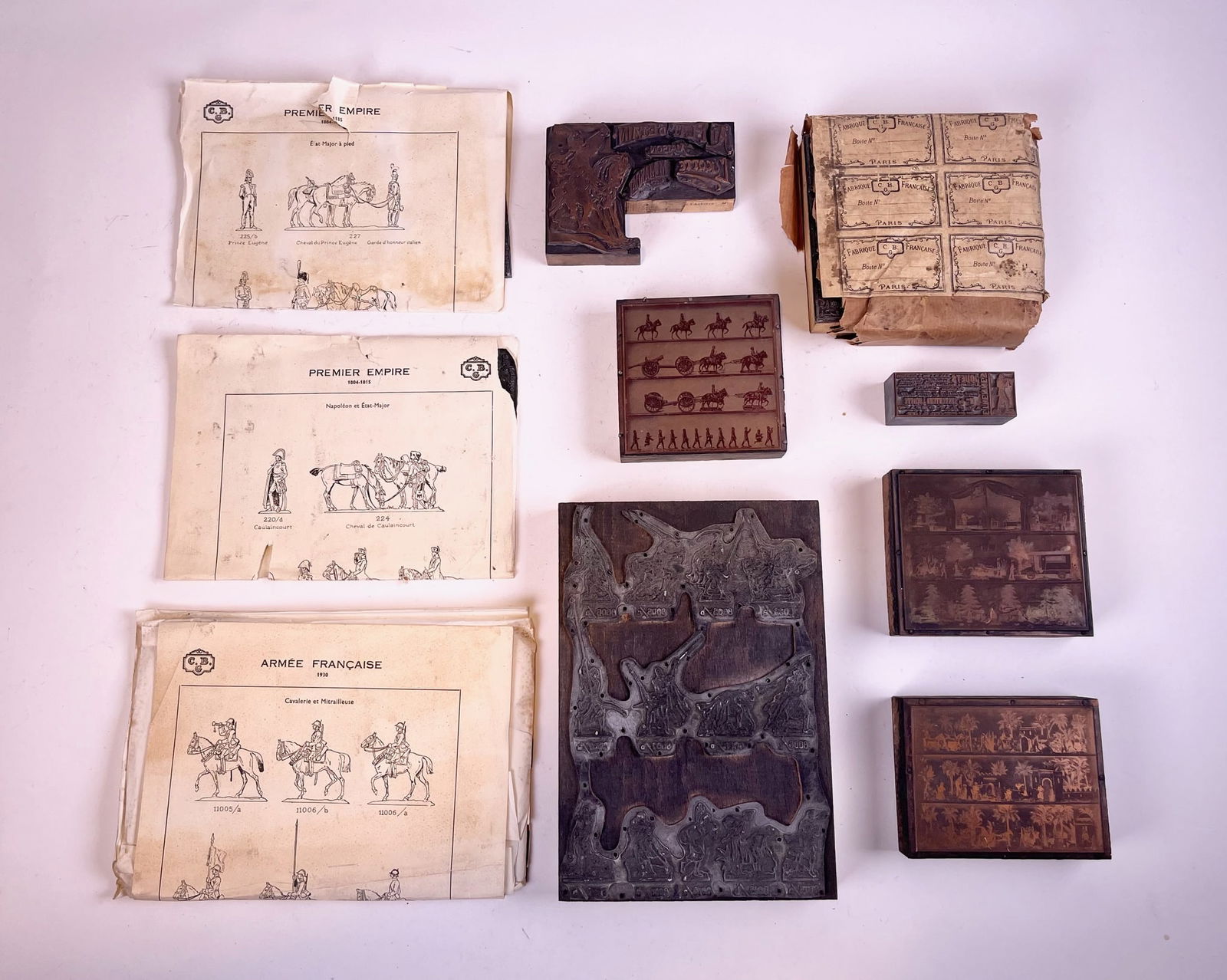 Interesting Grouping of Lucotte Printing Blocks (1 of 1)