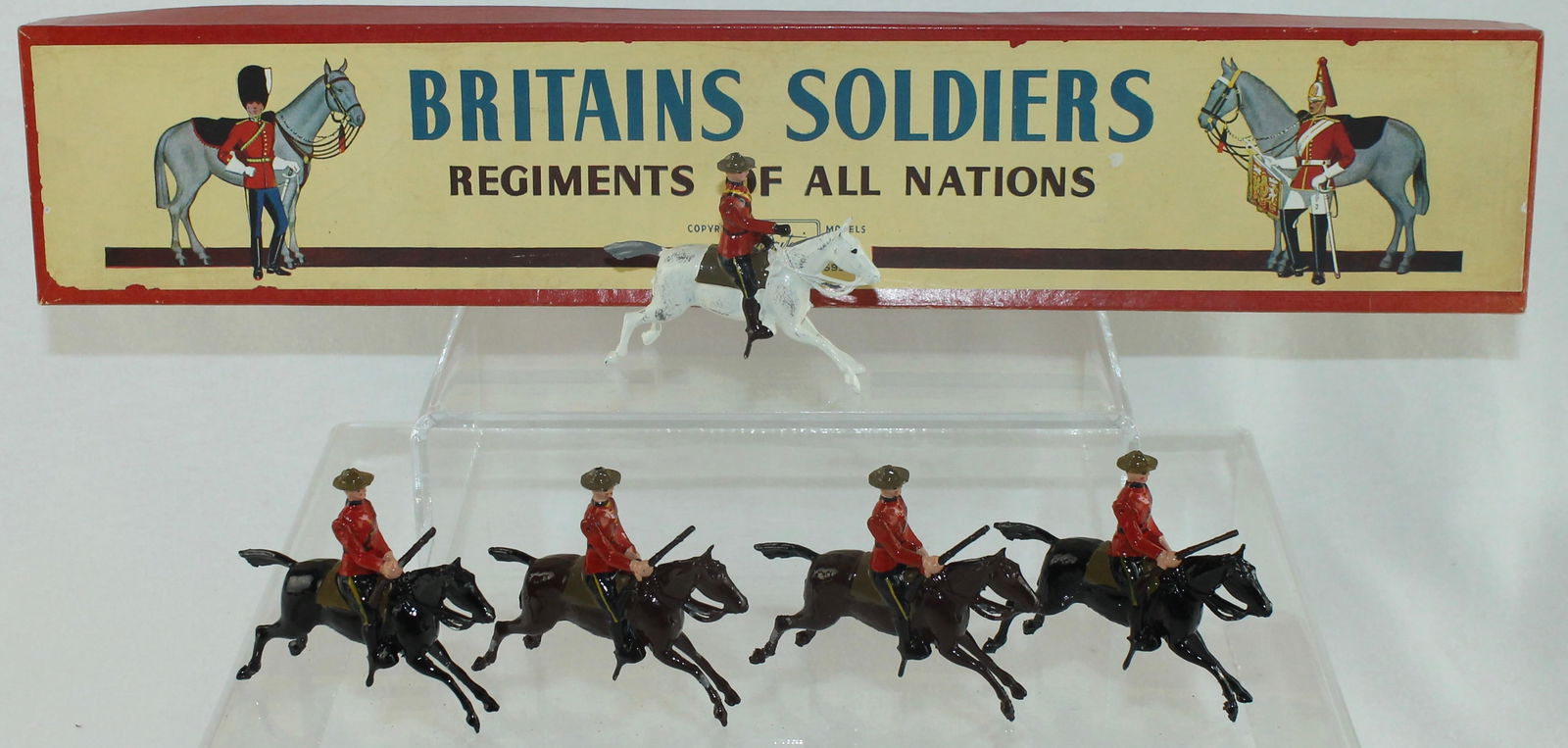 Britains Set 1349 Royal Canadian Mounted Police (1 of 2)