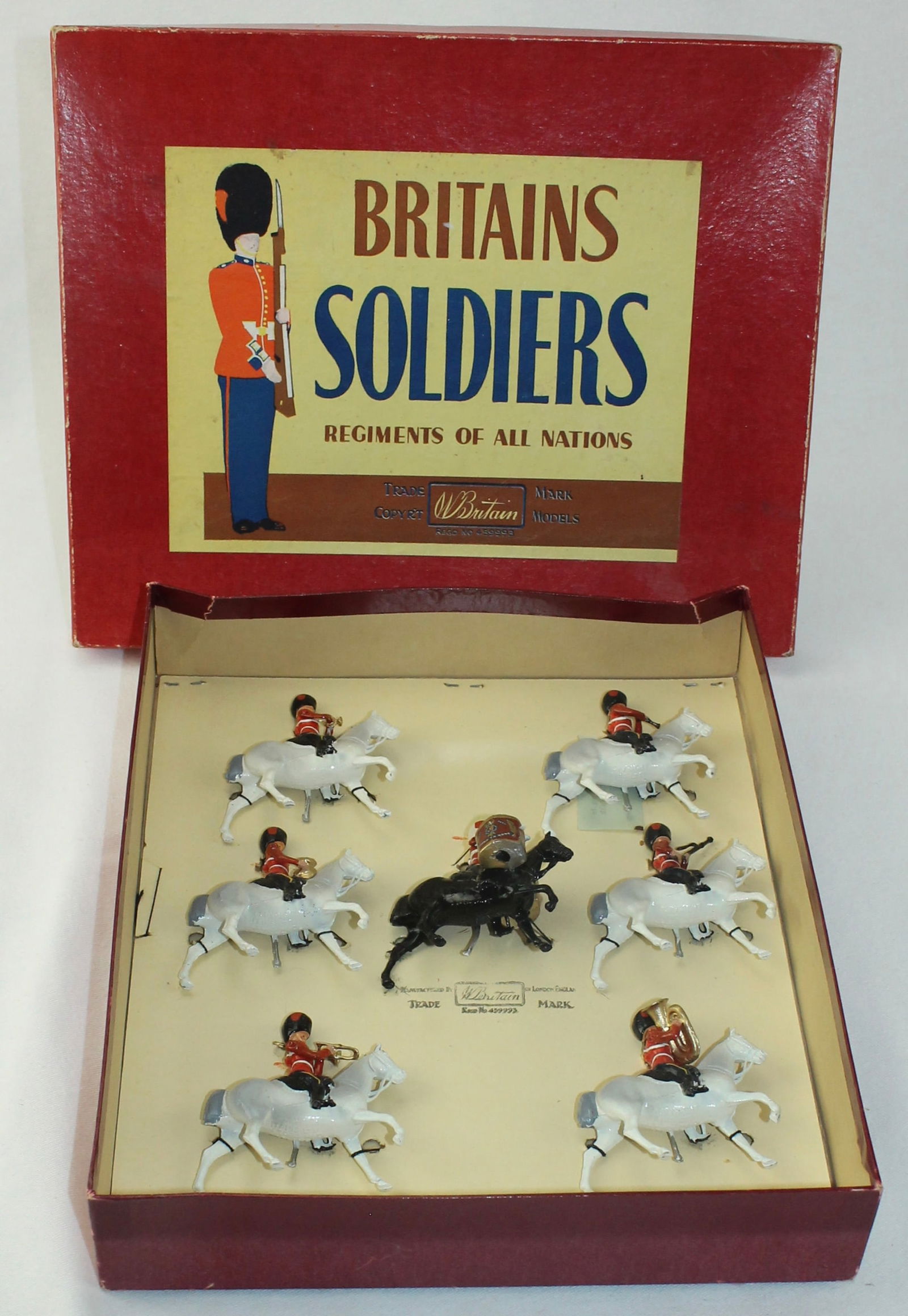 Britains Set 1720 Royal Scots Greys Mounted Band (1 of 3)
