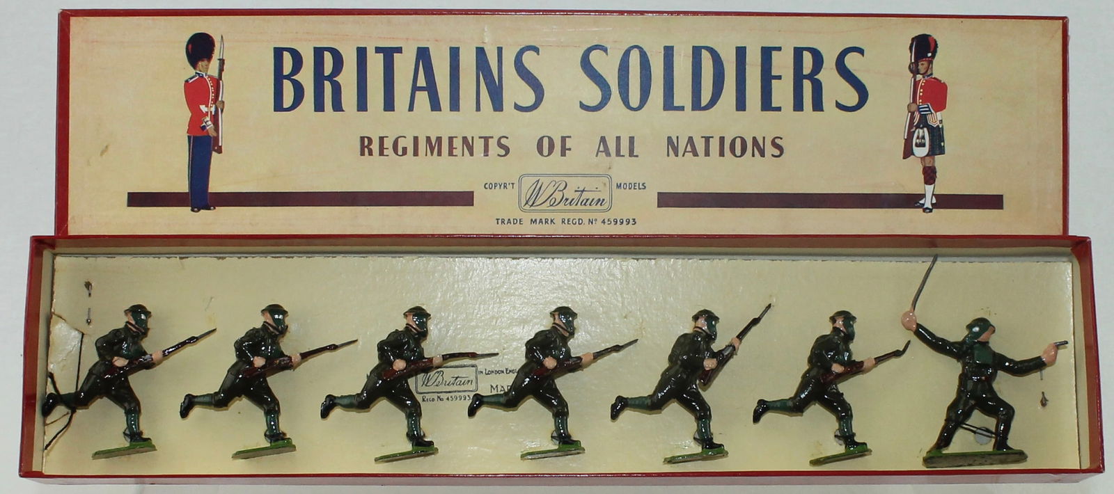 Britains Set 1613 British Infantry in Action (1 of 1)