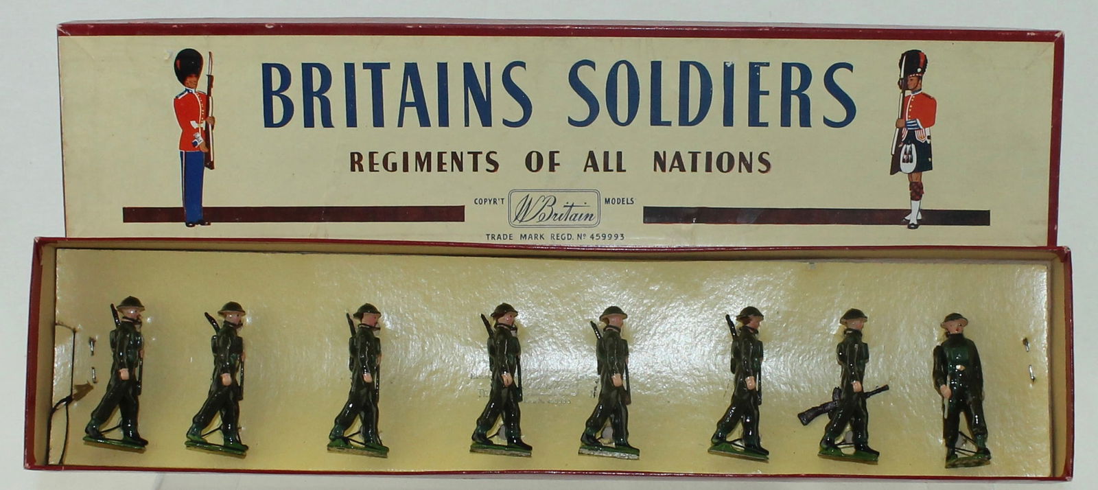 Britains Set 1858 British Infantry Battle Dress (1 of 1)