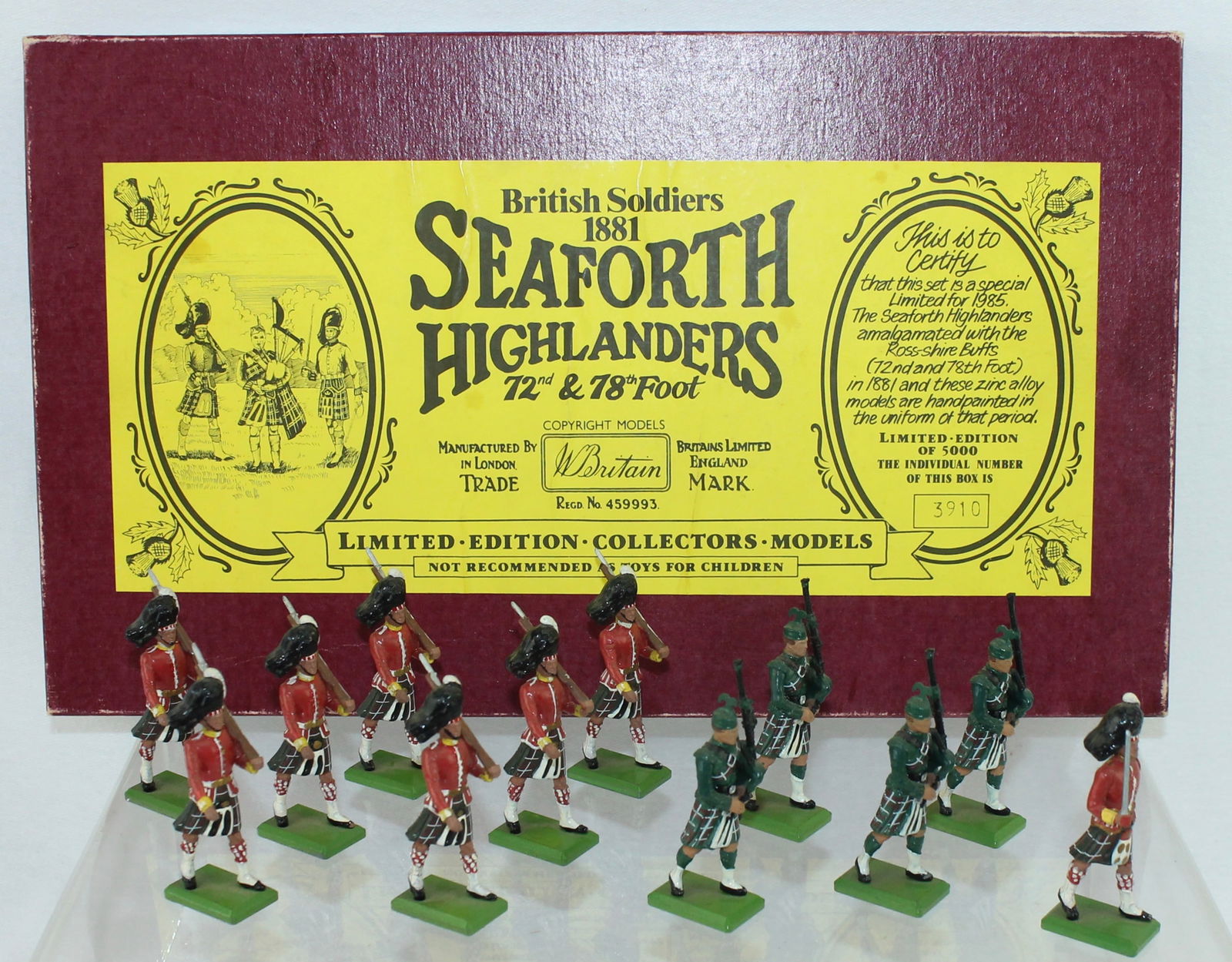 Britains Set 5185 Seaforth Highlanders, 1881 (1 of 1)