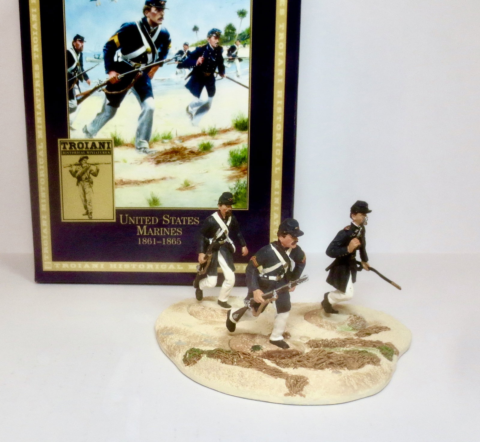 Troiani United States Marines 1861-1865: 4 pieces. Mint condition. Box excellent.