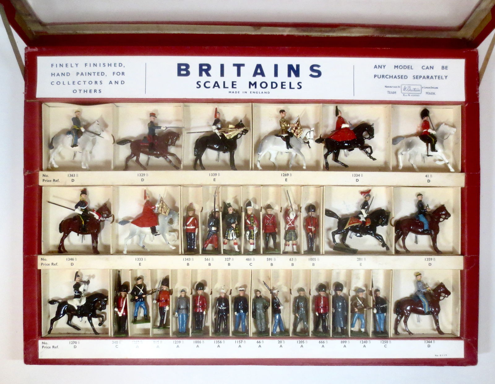 Britains #3/117 RARE Picture Pack Counter Display (1 of 1)