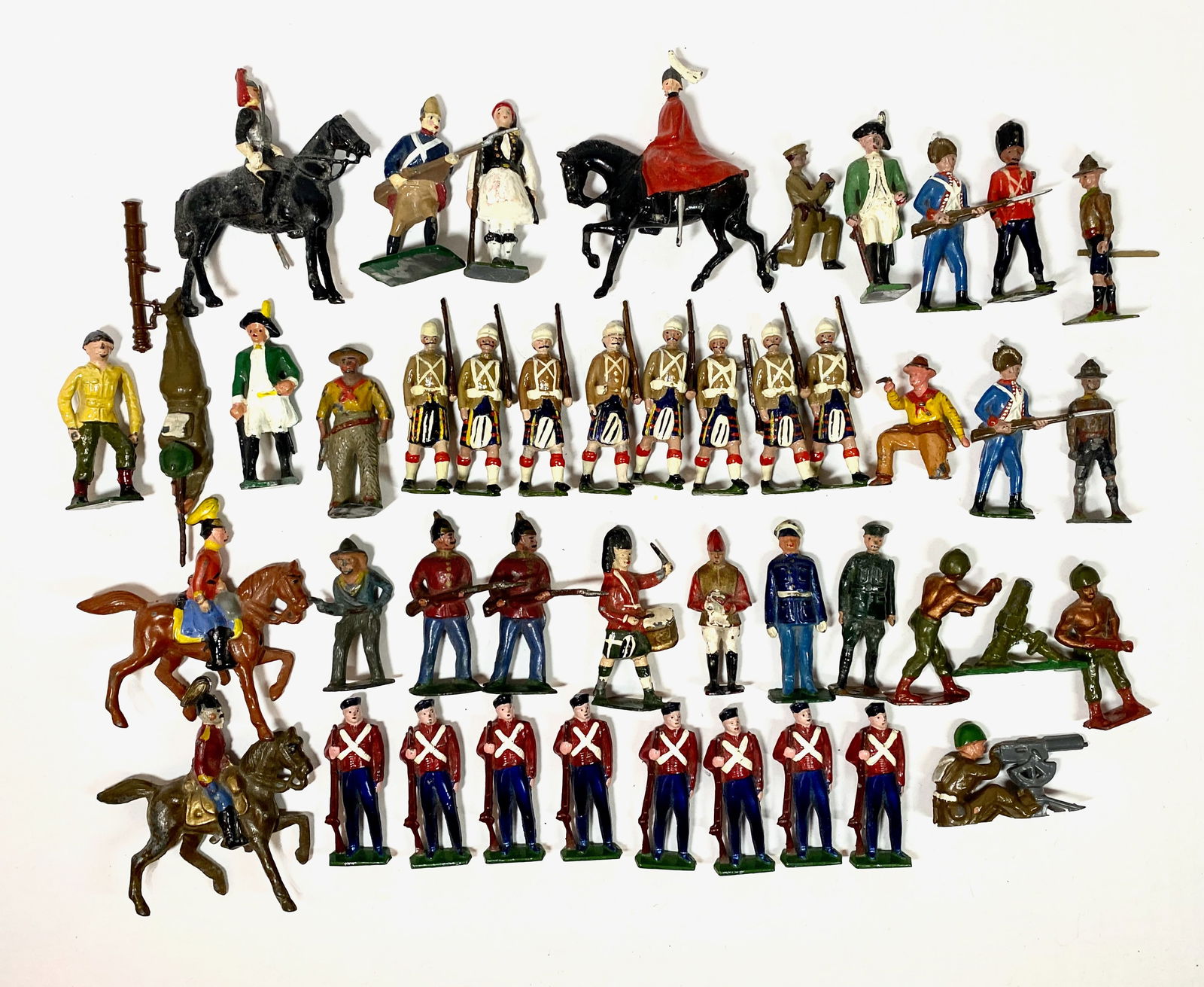 Assorted Soldiers, Cowboys & Scouts, Various Maker (1 of 1)