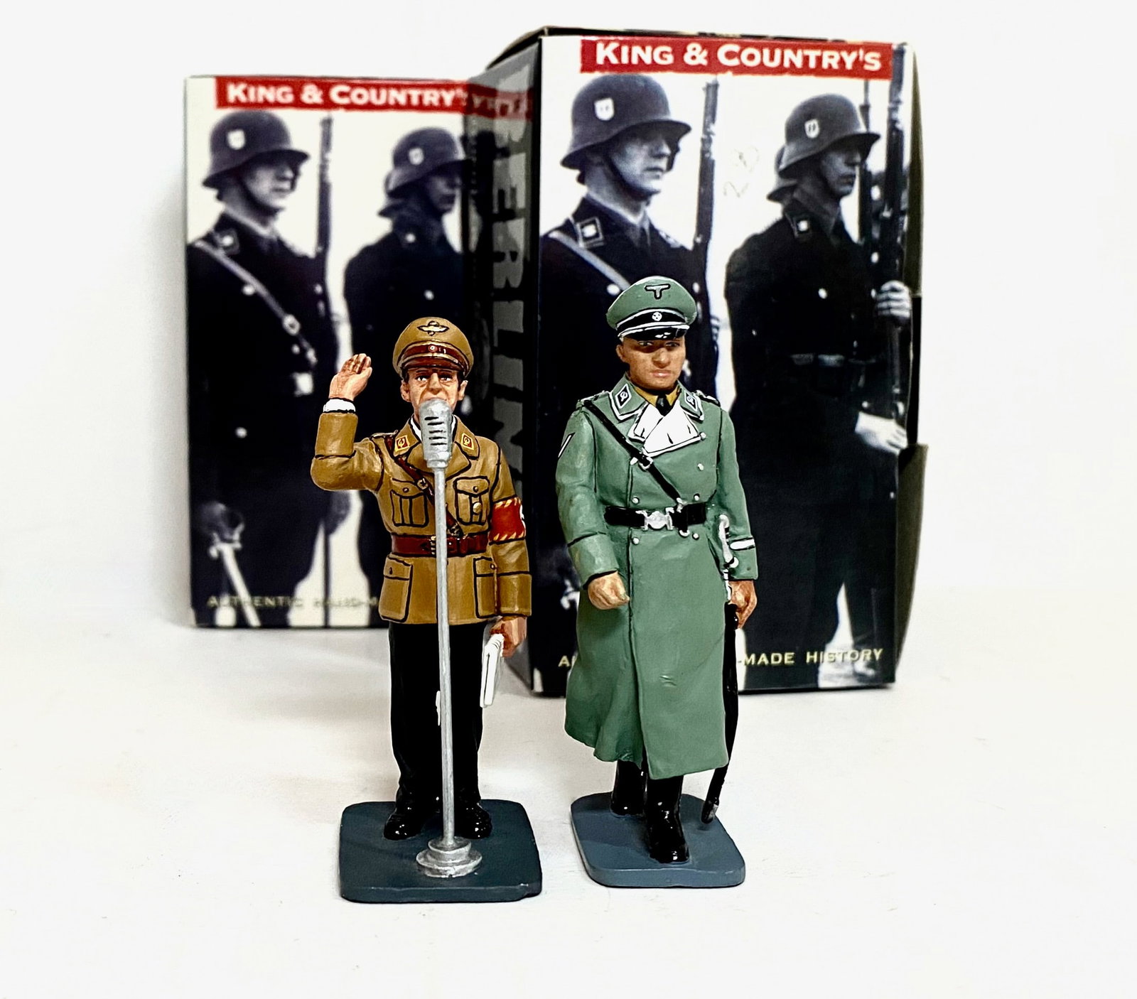 King & Country WW2 Figures: #LAH57 Dr. Josef Goebbels Hitler's Propaganda Minister and a particularly nasty little Nazi with a big mouth and a nasty piece of work. Even other Nazis nicknamed him the Poison Dwarf (behind his back