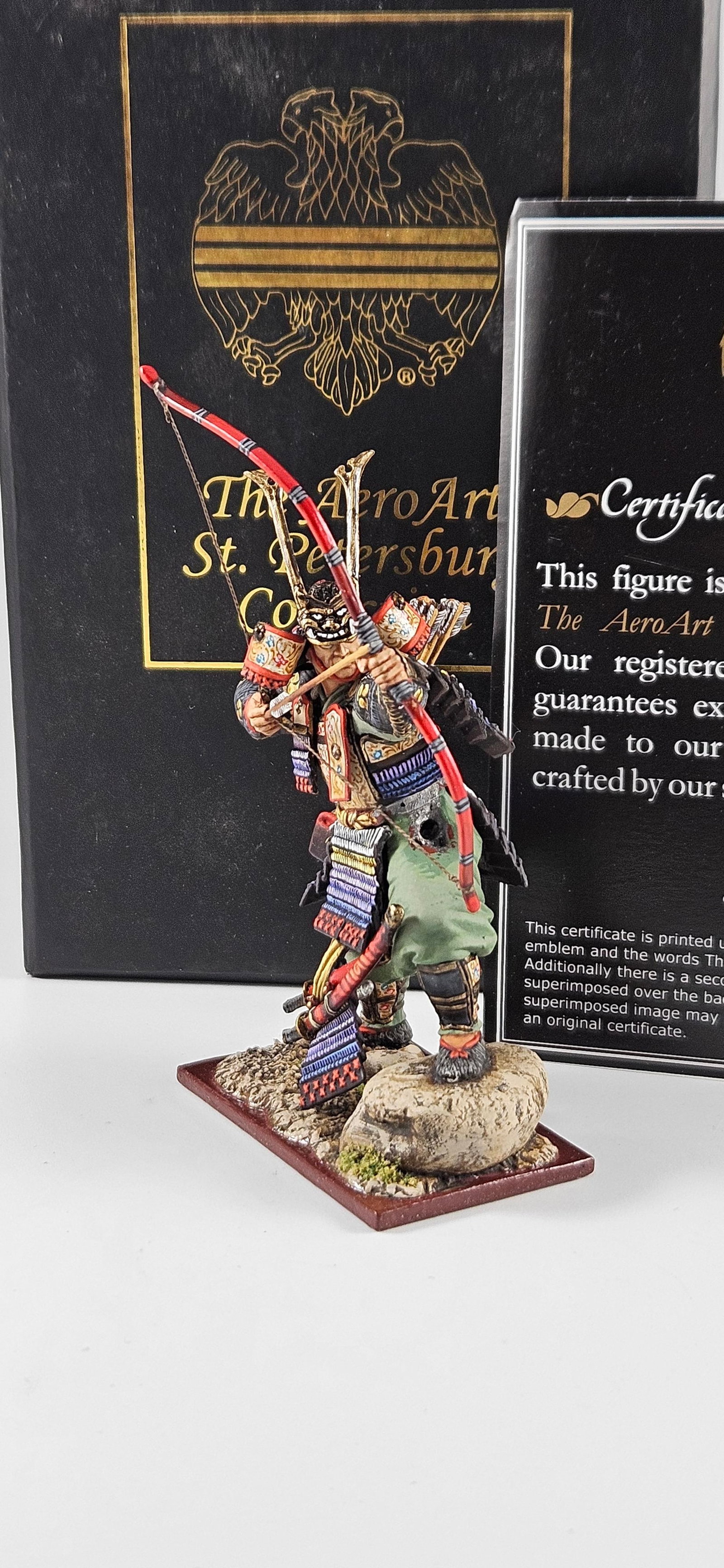 AeroArt St. Petersburg Samurai Hosokawa Katsumoto: AeroArt Military Miniatures - The St. Petersburg Collection #6288 -Samurai Hosokawa Katsumoto. Excellent, Boxed, 1 piece.