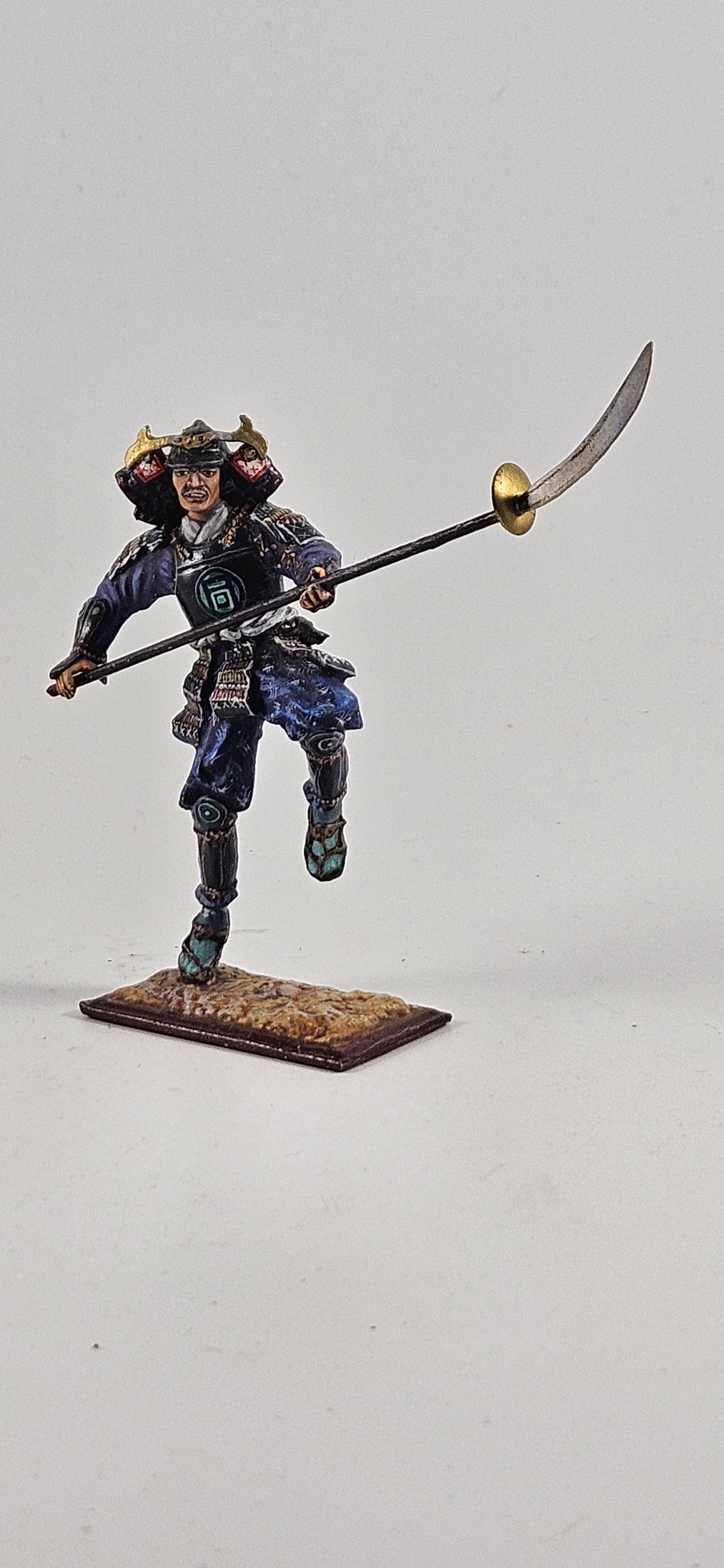 World Art St. Petersburg Samurai with Naginata: World Art Studios St. Petersburg - Samurai with Naginata. Excellent condition 1 piece.