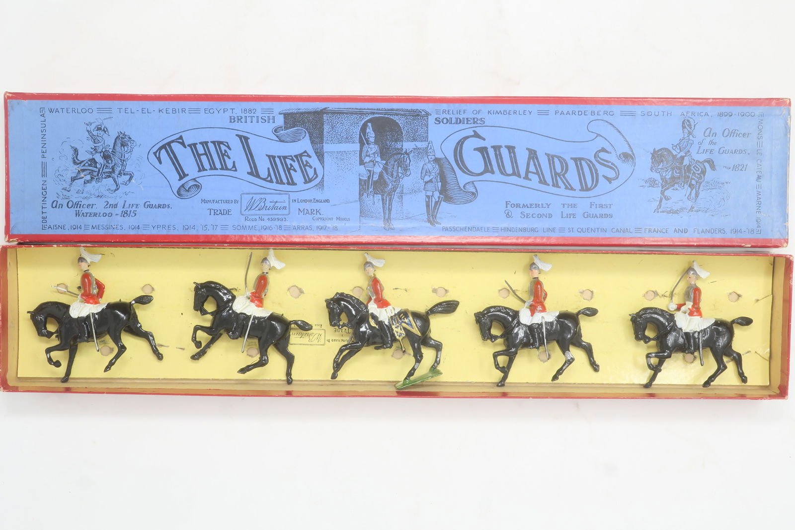 Britains set #1 Life Guards with Officer (1 of 1)