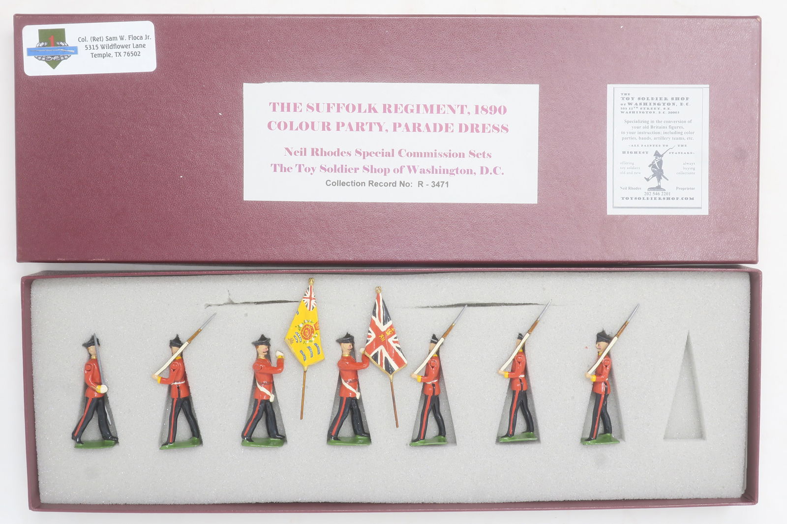 Britains Suffolk Regiment Colour Party (1 of 1)