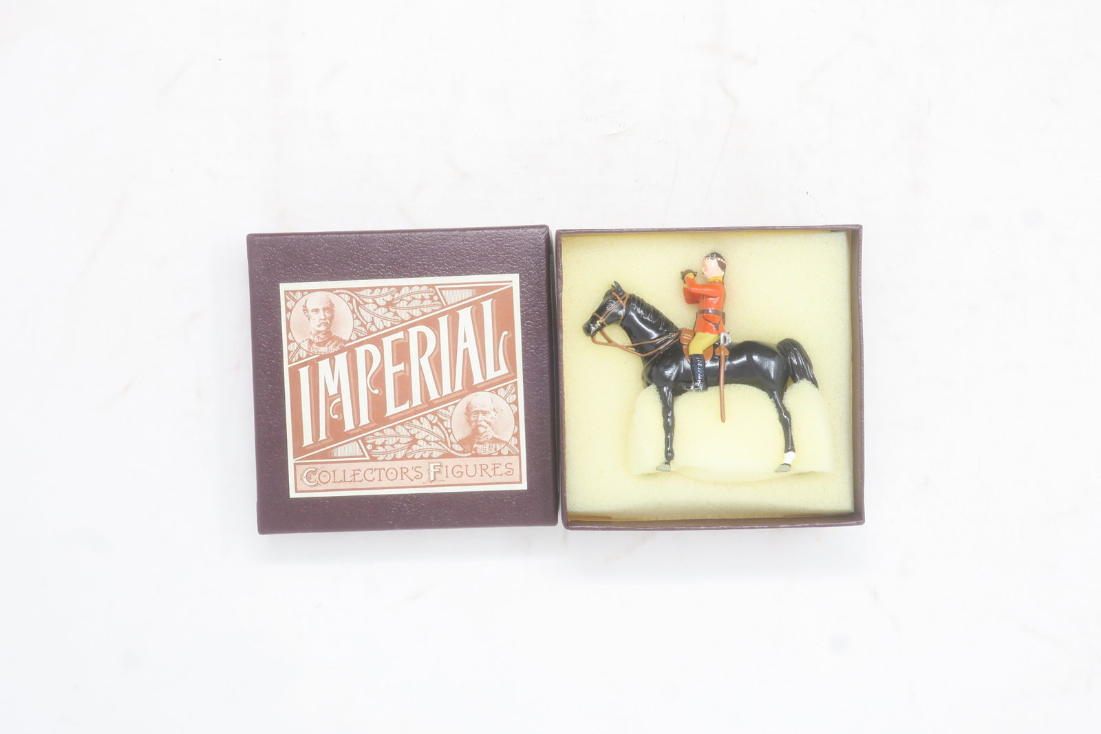 Imperial set #18 Officer, Scottish: Mounted Infantry, 1896 (Matabele Uprising), 1 mounted figure in original box; Excellent