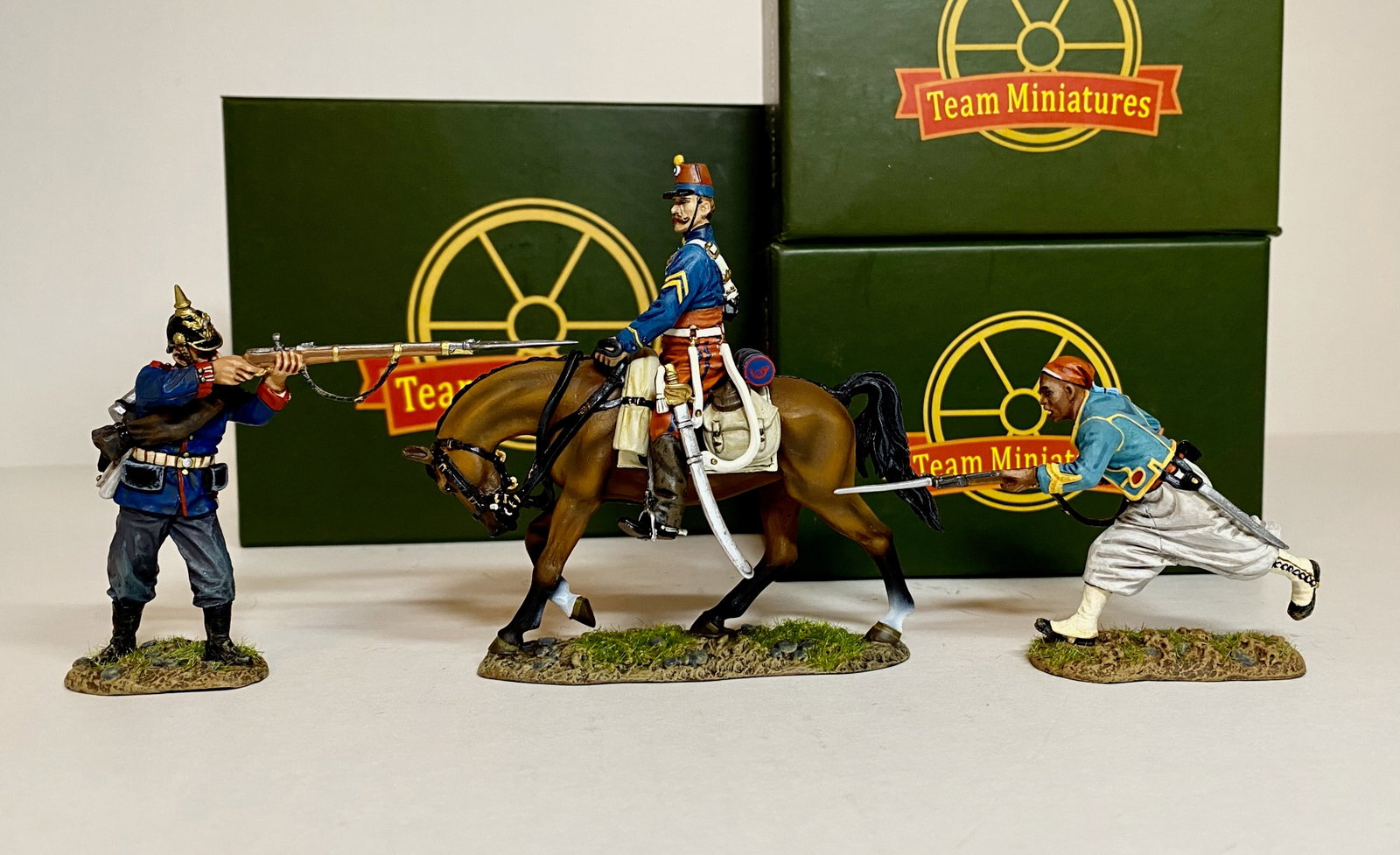 Soldat Miniature Team Miniatures - Prussien Garde à Pied - Guerre 1870 - 54 Mm - Neuf