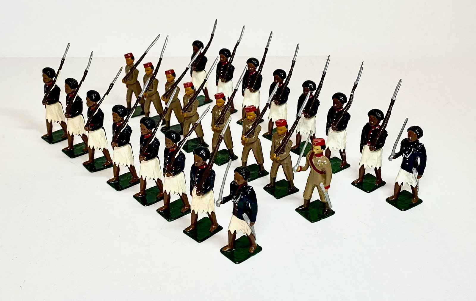 Nostalgia Fiji & Borneo Regiments: 24 pieces. Mint to near mint condition. Unboxed.