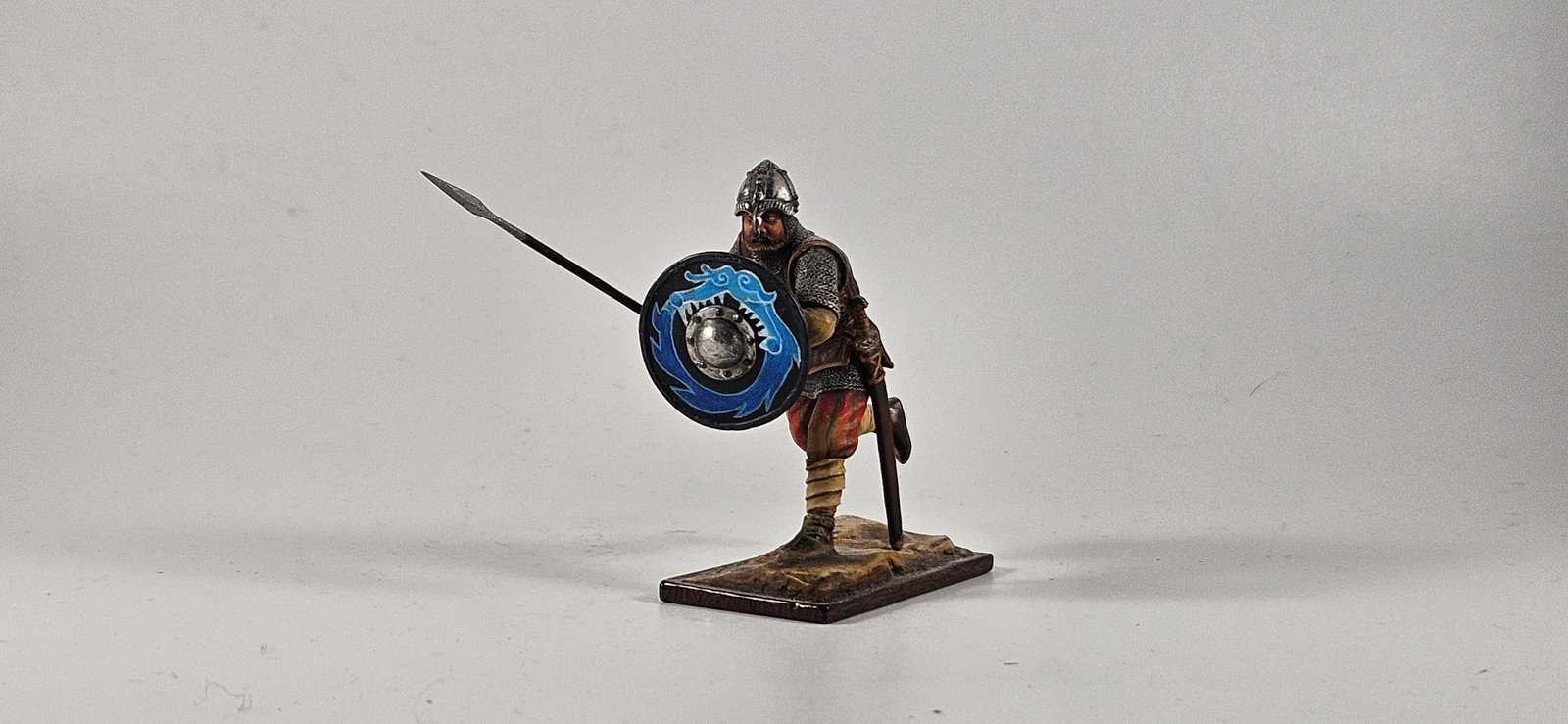 AeroArt St. Petersburg Viking Warrior with Spear: AeroArt Military Miniatures - The St. Petersburg Collection #301D - Special Dealer Figure - Viking Warrior with Spear, Excellent, 1 piece.