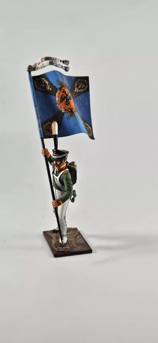 AeroArt St. Petersburg 1812 Russian Grenadier Flag: AeroArt Military Miniatures - The St. Petersburg Collection #010 - 1812 Russian Grenadier Flagbearer Variant 6, Excellent, 1 piece.