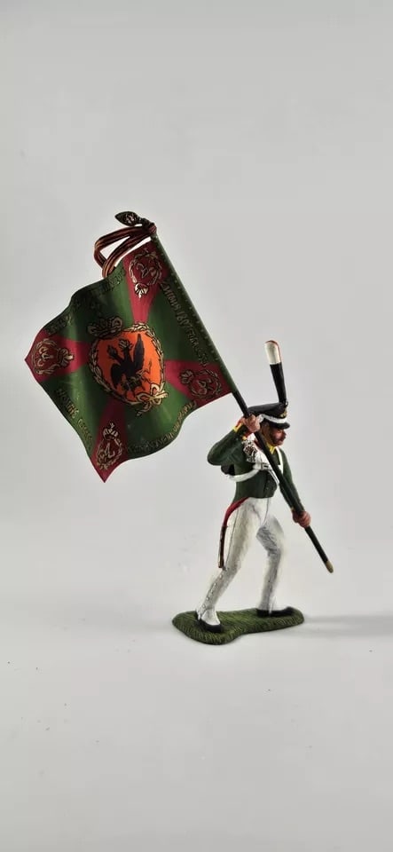 AeroArt St. Petersburg 1812 Russian Grenadier Flag: AeroArt Military Miniatures - The St. Petersburg Collection #010 - 1812 Russian Grenadier Flagbearer Variant 7, Excellent, 1 piece.