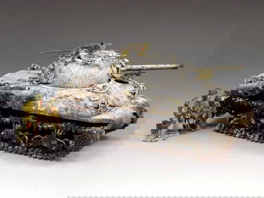 King & Country BBA026 Wounded M4 Sherman Tank