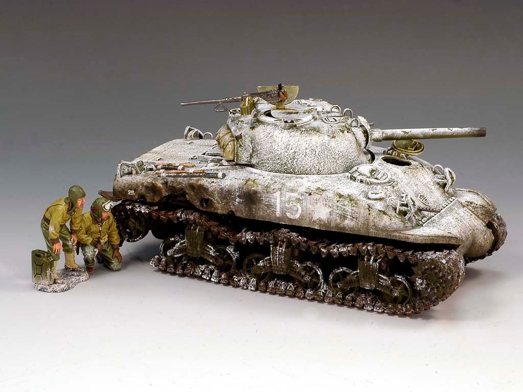 King & Country BBA026 Wounded M4 Sherman Tank