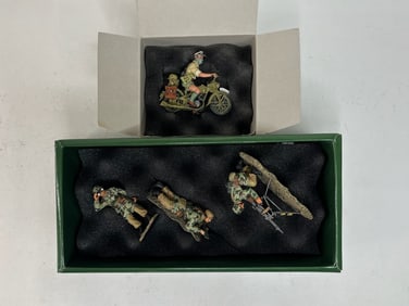 King & Country Fallschrim-Jager Gun Team and