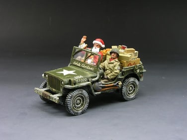 King & Country XM05-01 Santa in a Jeep Set