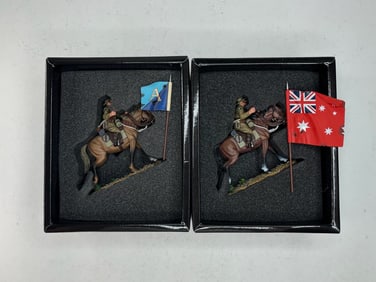 King & Country Australian Lighthorse Flagbearers