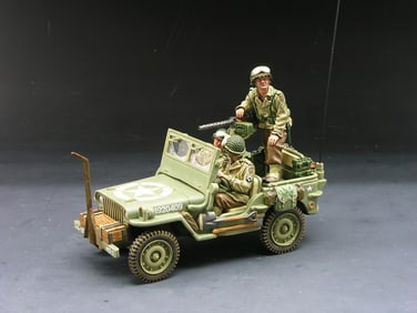 King & Country DD075 U.S. Patrol Jeep