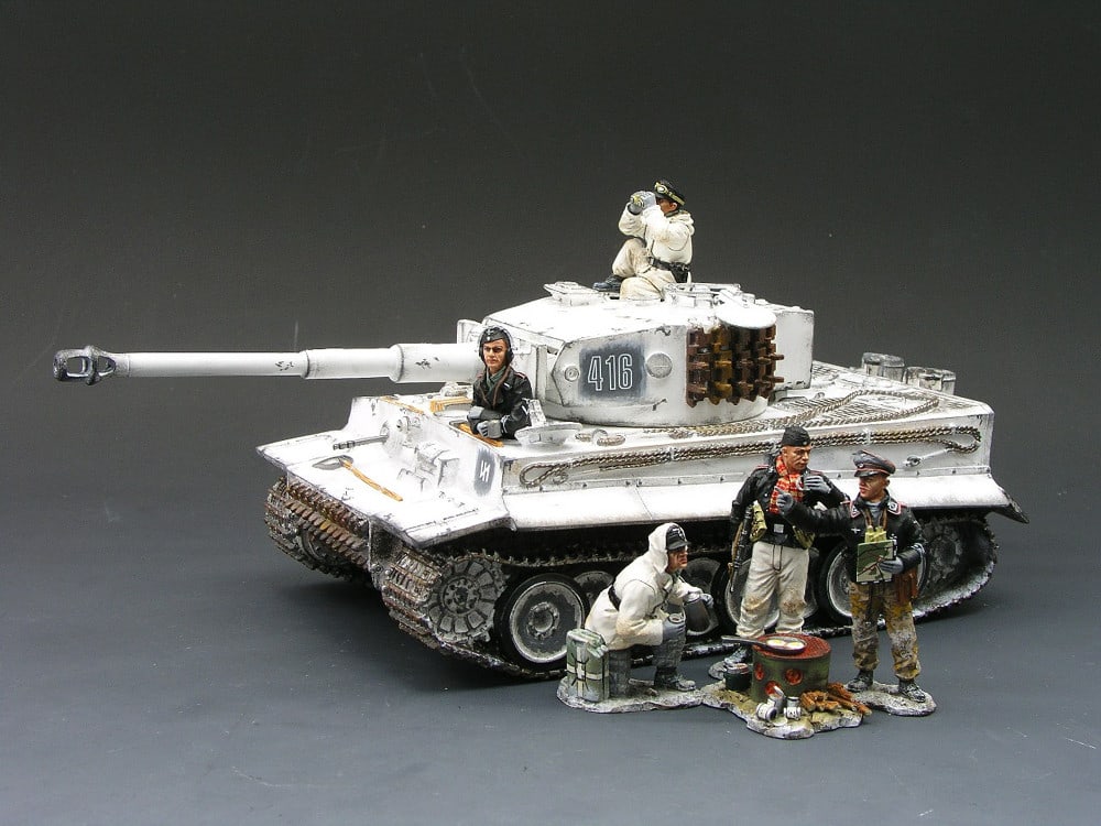 King & Country WS070 Winter Tiger Strictly Limited: LE999. 8 Pieces. Condition Excellent. Box Good.