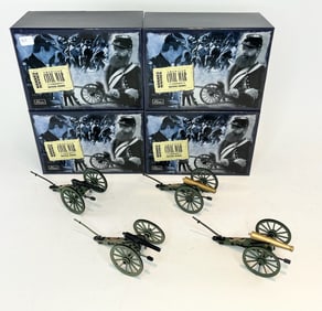 Lot of 4 Britains Set 17227 Union Cannon