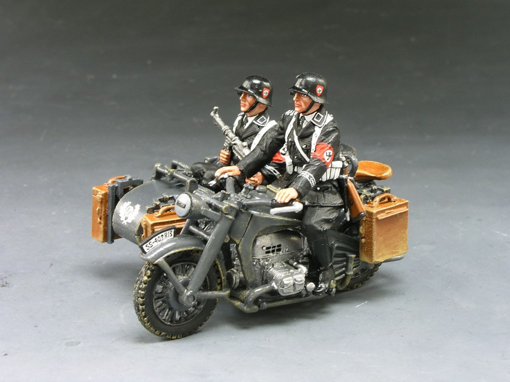 King & Country LAH084 Motorcycle Combo: 1 Piece. Condition Excellent. Box Good.