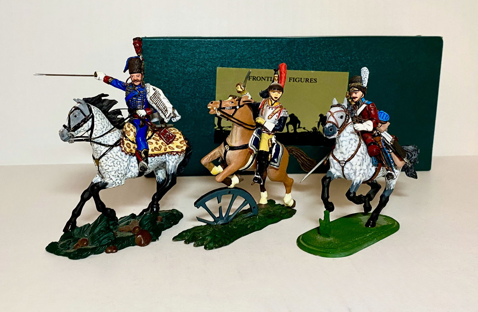 Assorted Napoleonics: One Frontline, one Russian Studio, and one unbranded. One box in good condition.