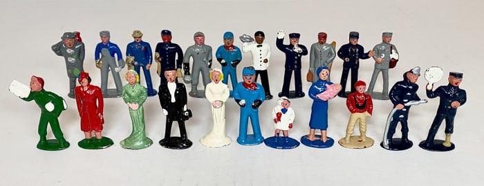 Barclay Railroad & Civilian Figures
