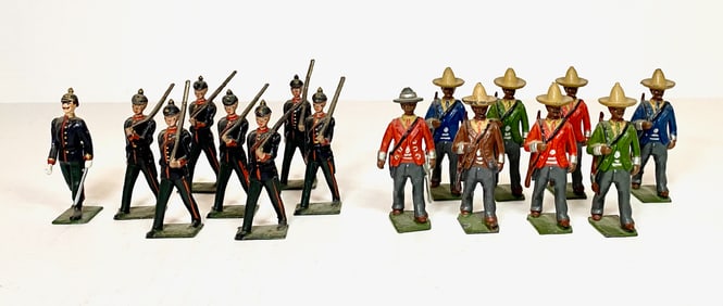Britains Prussian Infantry & Mexican Infantry