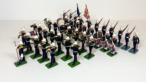 Britains Royal Marines Band & Colour Party