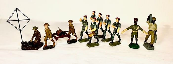 Assorted Composition Figures, Variety of Makers