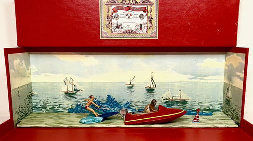 Mignot "Ski Nautique" Diorama Set