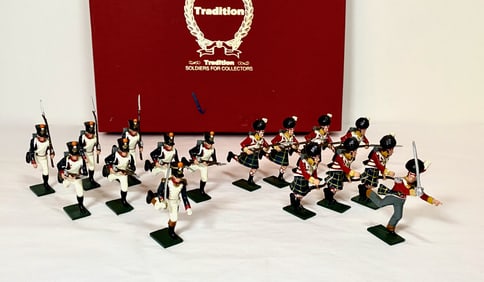 Tradition French & British Infantries Charging