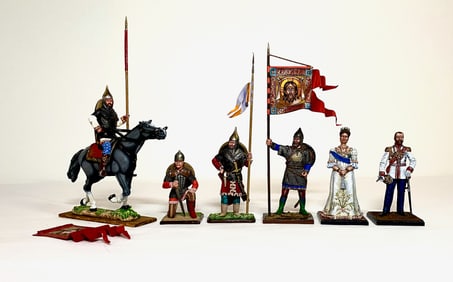 Russian Studio Figures With Nicholas & Alexandra