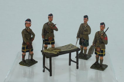 Tommy Atkins Lot Highland Officers Map Table