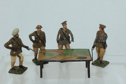 Tommy Atkins Lot British Officers Large Map