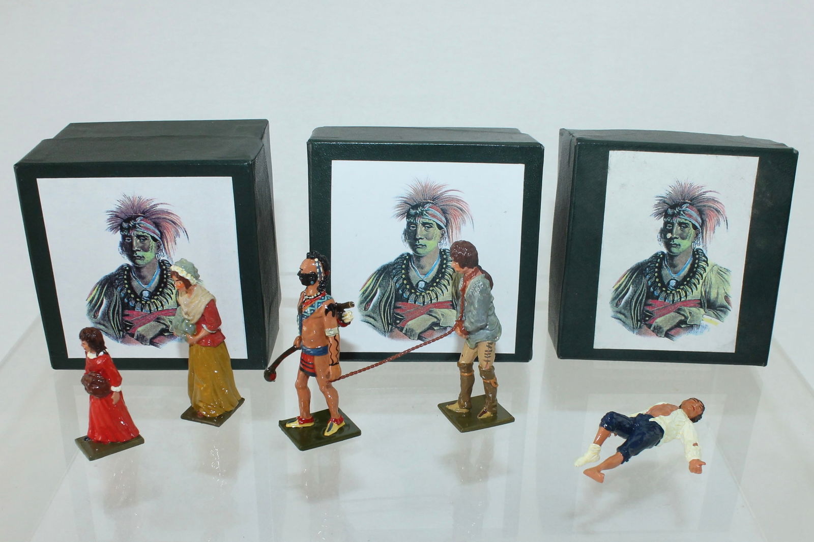 Tommy Atkins Lot Native Warrior French Captives (1 of 2)