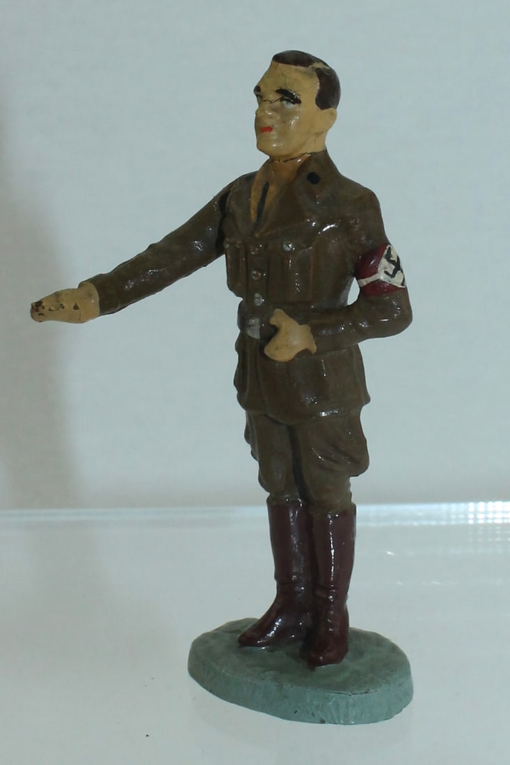Elastolin Von Schirach in Party Uniform: 30/50/7. Baldur Von Schirach with Movable Arm. Leader of Hitler Youth. Made 1935-38. 1 Piece. Condition Excellent. No Box.