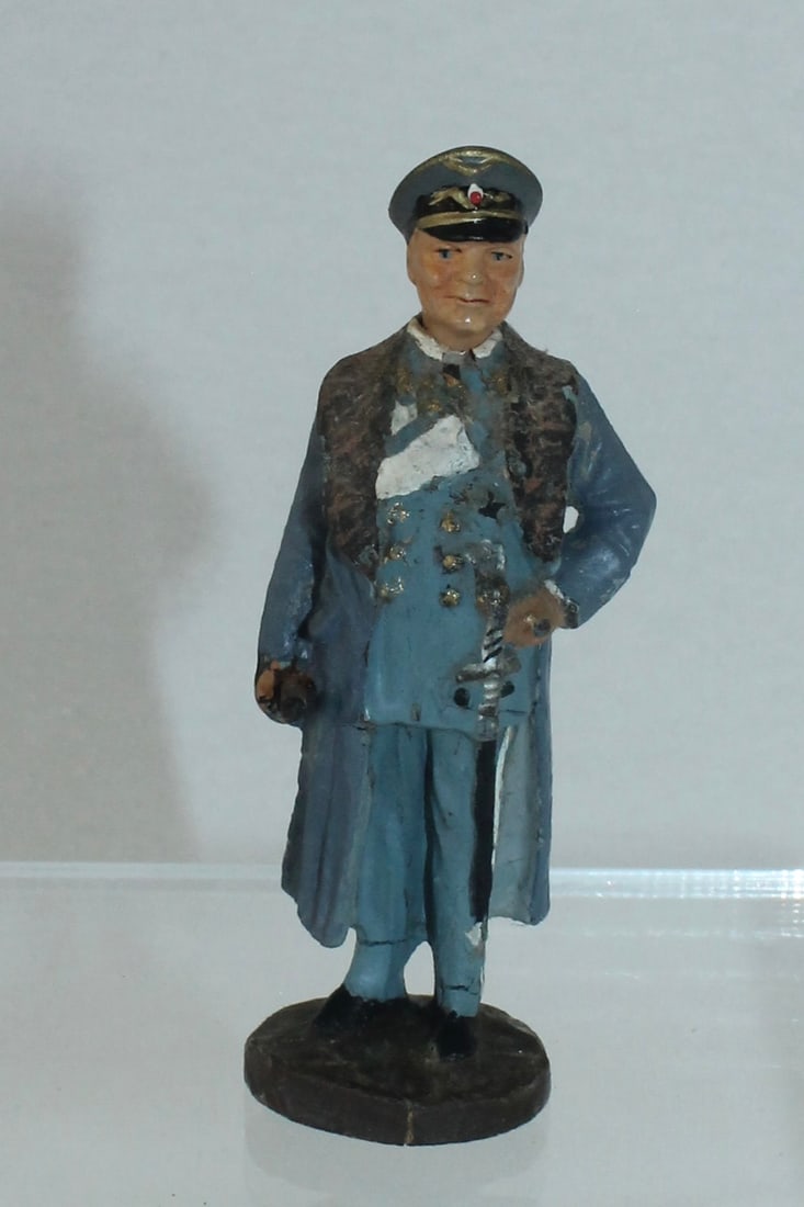 Elastolin Goering in Overcoat Porcelain Head (1 of 4)