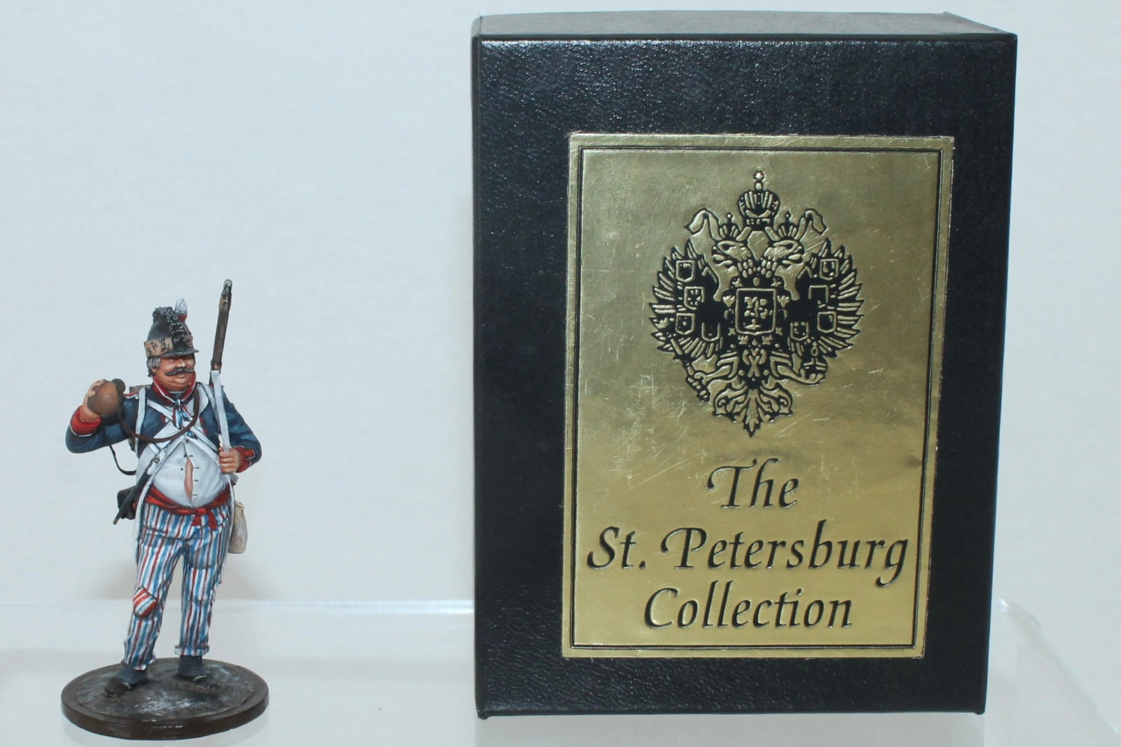 Aero Art Demi-Brigade Holding Canteen: St. Petersburg Collection. French Revolution. 5114 on Underside of Base. 1 Piece.Condition Excellent. Box Very Good.