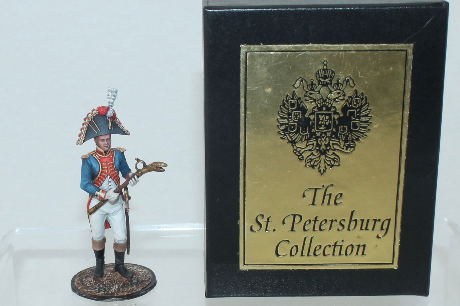 Aero Art Napoleonic Musician Bassoon: St. Petersburg Collection. Bassoon with Serpent Head. 6127 on Underside of Base. 1 Piece. Condition Excellent. Box Very Good.