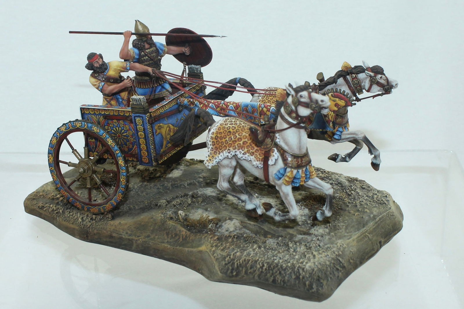 Arsenyev Studio Assyrian 2 Horse Chariot (1 of 7)