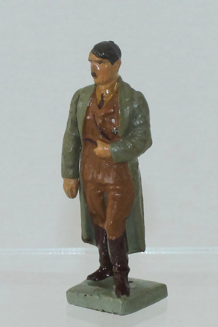 Lineol Hitler Party Uniform Open Green Overcoat: 9/4. Movable Arm. Made 1934-36. 1 Piece. Condition Excellemt. No Box.